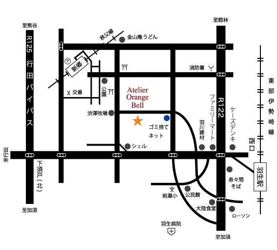 オレンジベル地図